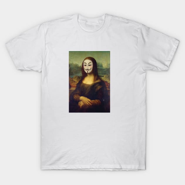 mona lisa funny aesthetic T-Shirt by Danksthetic